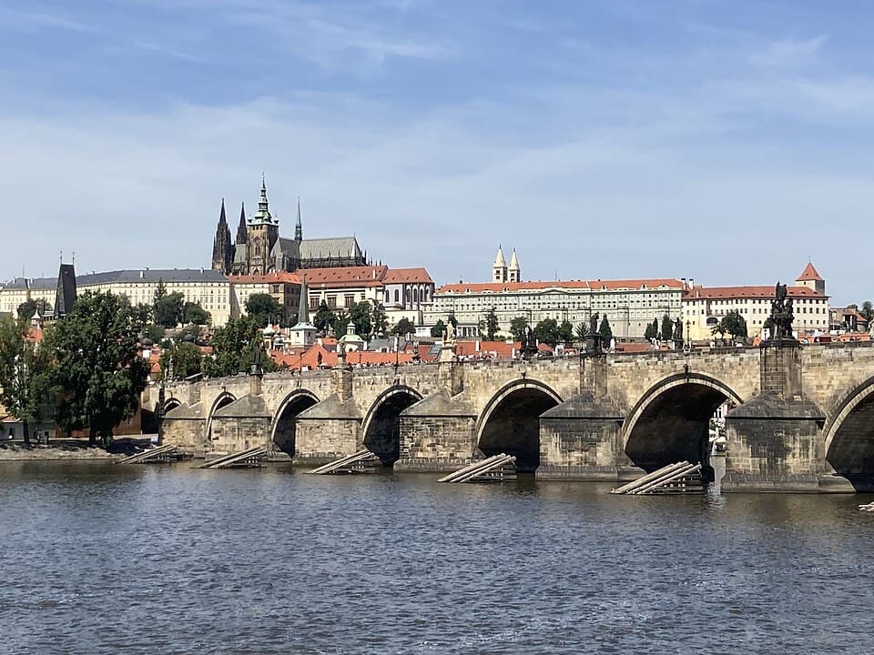 Prague city view